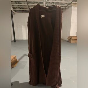 Open Edit Long Sleeve Cardigan Duster Size Small